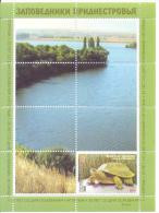 2013.Transnistria, Natural Reserves,  Amphibies & Reptilies, S/s, Mint/** - Moldavie
