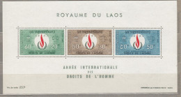 LAOS 1968 Human Rights MNH (**) Mi Bl. 44 #33764 - Laos