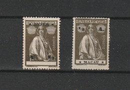 Macau Macao 1913 Ceres 1/2a Inverted. MH - Unused Stamps