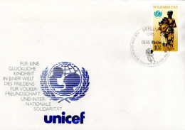 ALLEMAGNE RDA DDR FDC 1989 SOLIDARITE ENFANCE TIERS MONDE - 1981-1990