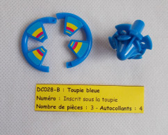 Kinder - Toupies Et Feutres - Toupie Bleue - DC028-B - Sans BPZ - Steckfiguren