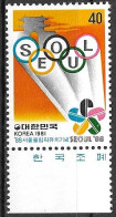 COREA DEL SUD - 1981 - OLIMPIADI SEUL 1988 - NUOVO - MINT MNH** (YVERT 1126 - MICHEL 1264) - Corée Du Sud