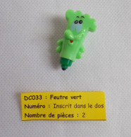 Kinder - Feutres, Tampon Et Loupe - Feutre Vert - DC033 - Sans BPZ - Steckfiguren