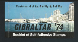 Gibraltar 1974 U.P.U. Centenary S.A. Booklet Y.T. C 307A ** - Gibraltar