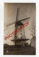 MOULIN A VENT-WINDMUEHLE-MENIN-MENEN-CARTE PHOTO Allemande-GUERRE-14-18-1 WK-BELGIEN-BELGIQUE-Militaria-Feldpost- - Menen