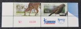 Costa Rica America State Symbols 2010 Deer Bird (stamp Plate) MNH - Costa Rica