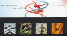 GREAT BRITAIN 2000 Millennium Projects: Body And Bone Presentation Pack - Presentation Packs