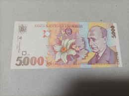 Billete Rumania, 5000 Lei, Año 1998, UNC - Rumania