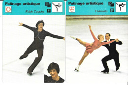 GF2095 - FICHES RENCONTRE - JANET LYNN - SONJA HENIE - ANETT PEOTZSCH - ROBIN COUSINS - JEAN CHRISTOPHE SIMOND - Patinage Artistique