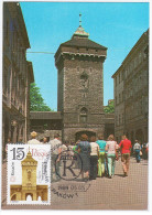 Poland 1989 St. Florian's Gate Canceled In Krakow - Cartoline Maximum