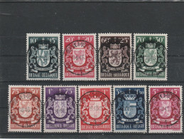 716/724 Wapenschilden /Armoiris Des Neuf Oblit/gestp Centrale - Used Stamps