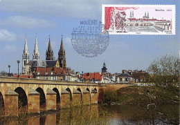 CM - Cathédrale, Sacré-coeur, Beffroi De Moulins. - 2010-2019