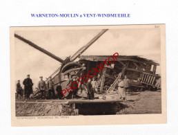 WARNETON-MOULIN A VENT-WINDMUEHLE-CARTE Imprimee Allemande-Guerre-14-18-1 WK-BELGIQUE-BELGIEN-Flandern- - Comines-Warneton - Komen-Waasten