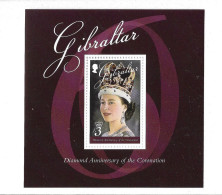 Gibraltar  2013 QEII Coronation, Diamond Jubilee Minisheet MNH (G444) - Gibraltar