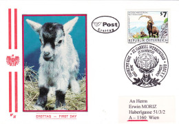 Austria / Oesterreich 2000 X3 GAME COVERS FDC - Animalez De Caza