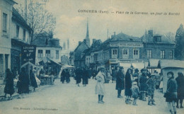 27 CONCHES - Place De La Garenne , Un Jour Du Marché - TTB - Andere & Zonder Classificatie