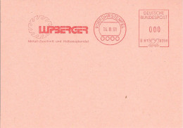 EMA ALLEMAGNE DEUTSCHLAND SPECIMEN FER EISEN IRON IJZER FERRO HIERRO HUPFER METAL METALL SCIE SÄGE LUPBERGER DECOUPE - Usines & Industries