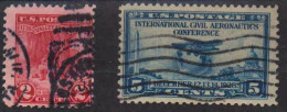 USA 1928 2 Timbres Voir Ci-dessous : - Used Stamps