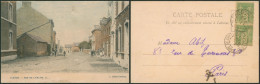 Carte Postale - Fléron : Rue De L'église (J. Delrez-Leclerq, Colorisée) - Fléron