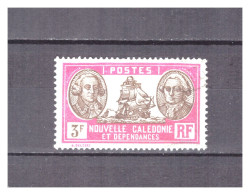 NOUVELLE  CALEDONIE  N ° 158   .  3 F     OBLITERE     . SUPERBE  . - Used Stamps