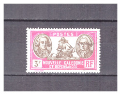 NOUVELLE  CALEDONIE  N ° 158   .  3 F     OBLITERE     . SUPERBE  . - Usati