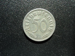 ALLEMAGNE : 50 REICHSPFENNIG   1939 A     KM 96       TTB * - 50 Reichspfennig