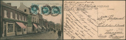 Carte Postale - Jemeppe-sur-meuse : Rue De La Station / Magasin (Edit. Lorio, Colorisée) - Seraing