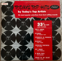 Disco 33 1/3 Giri Anni ‘50 : TODAY’S TOP HITS , Ed. Capitol H-9116 , 25 Cm - Blues