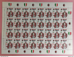 ITALIA 1992 MILAN CAMPIONE - Fogli Completi