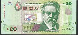 URUGUAY P93 20 Pesos 2015 UNC. - Uruguay