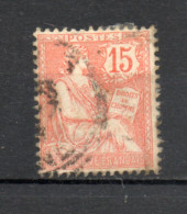 FRANCE   N° 125     OBLITERE    COTE 0.50€   TYPE MOUCHON - 1900-02 Mouchon