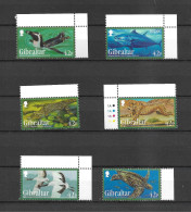 Gibraltar 2013 Endangered Animals (3rd Series) Complete Set MNH Marginals (G450) - Gibraltar