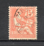 FRANCE   N° 125     OBLITERE    COTE 0.50€   TYPE MOUCHON - 1900-02 Mouchon