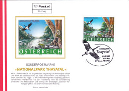 Autriche - Österreich - Austria FDC 2002 X2 BIRDS STORKS - Picotenazas & Aves Zancudas