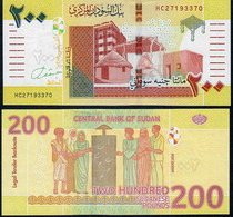 SUDAN NLP 200 POUNDS August 2019 (issued 18.6.2020) #HC Signature 7   UNC. - Soudan