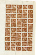 INDOCHINE N°157 ** BAYON D'ANGKOR EN FEUILLE DE 100 (image Réduite En Raison Du Scanner Et Du Fichier Trop Volumineux) - Unused Stamps