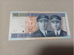 Billete Lituania, 10 Litu, Año 2001, UNC - Lituanie