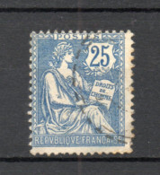 FRANCE   N° 127     OBLITERE    COTE 2.00€   TYPE MOUCHON - 1900-02 Mouchon