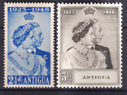 Antigua. 1948  Y&T. 95 / 96,  MH. - 1858-1960 Kronenkolonie