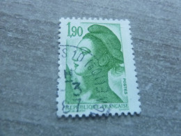 Liberté De Gandon - 1f.90 - Yt 2424 - Vert - Oblitéré - Année 1986 - - 1982-1990 Liberté (Gandon)