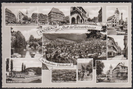 D-74821 Mosbach - Baden - Alte Ansichten - Schwimmbad - Marktplatz - Heugasse - Cars - Opel Olympia - Nice Stamp - Mosbach