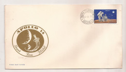 P4 Plic FDC ROMANIA - Prima Zi A Emisiunii - Apollo 14 - First Day Cover ,uncirculated 1971 - FDC