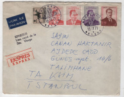 TURKEY,TURKEI,TURQUIE ,SELCUK ,MERYEM ANA,TO ISTANBUL  ,1971 COVER - Cartas & Documentos