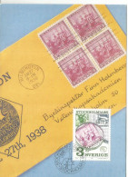 SUECIA STOCKHOLMIA 86 SELLO SOBRE SELLO - Timbres Sur Timbres