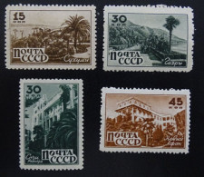 Sowjetunion Mi 1041-1044 * , Sc 1052-1055 MH , Kurorte - Unused Stamps