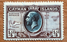 Cayman Islands - King George V, Map - 1935 - Iles Caïmans