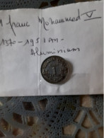 Piece De 1 Franc Mohammed V   De 1370 - Maroc