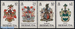 Bermuda 1983 Coat Of Arms 4v, Mint NH, History - Coat Of Arms - Bermuda