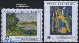Czech Republic 2008 Paintings 2v, Mint NH, Art - Modern Art (1850-present) - Paintings - Other & Unclassified