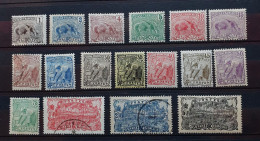 03 - 24 - Guyane N° 49 à 65 * - MH Et Oblitéré - Série Complète - Used Stamps
